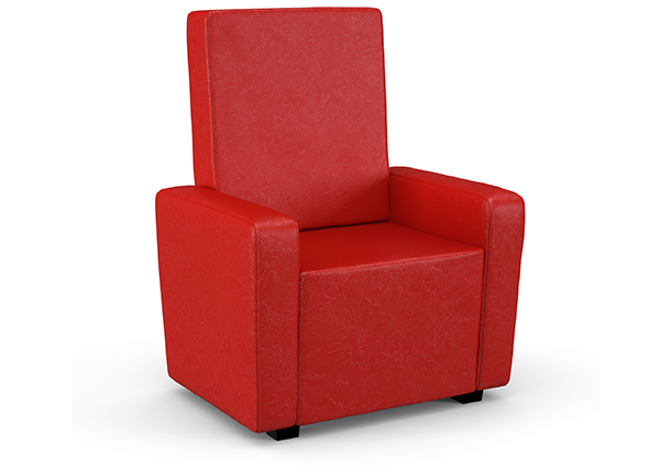 Пуф-Кресло «Тетри красный»