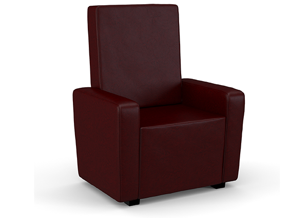 Пуф-Кресло «Тетри бордовый»