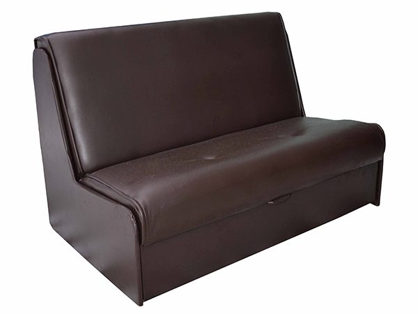 Большой кресло-кровать «Аккордеон №2 Экокожа шоколад»