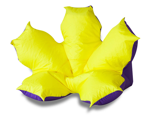 Кресло Цветок «Желто фиолетовый»