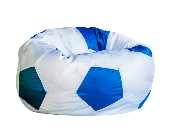 Кресло Мяч «Бело-Голубой Оксфорд»