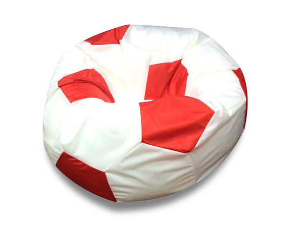 Кресло Мяч «Бело-Красный Оксфорд»