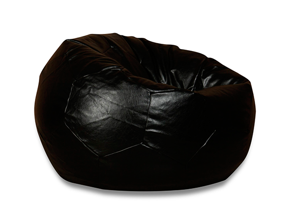 Кресло Мяч «Черный Экокожа»