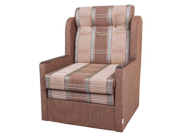 Кресло кровать прямой «Классика Светло коричневая»
