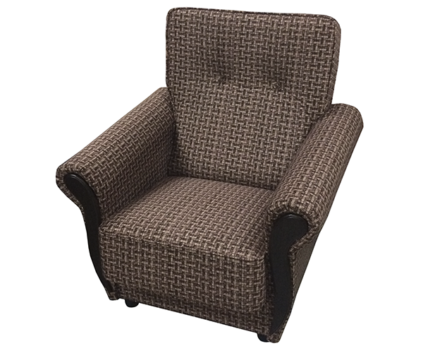 Кресло для отдыха «Классика М» велюр коричневая