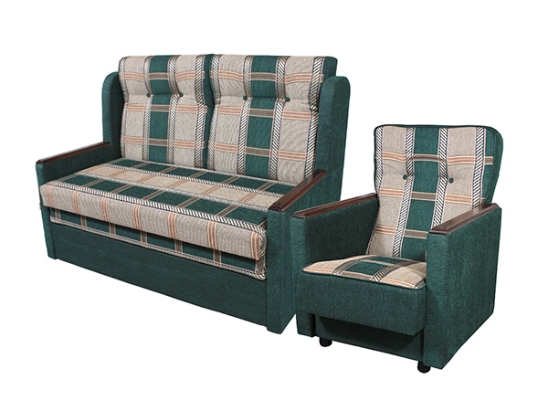 Комплект мягкой мебели «Малютка» зеленый