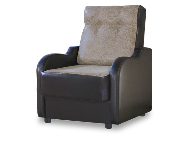 Кресло для отдыха «Классика В» замша коричневая