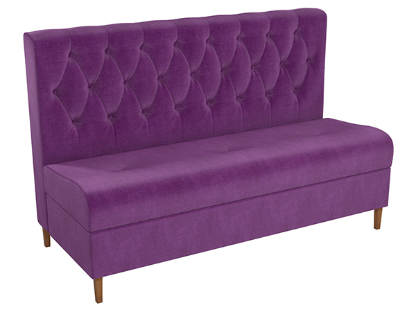 Кухонный диван Бремен микровельвет фиолетовый