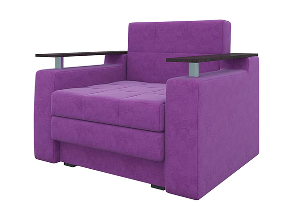 Кресло-кровать «Комфорт» Вельвет Фиолетовый