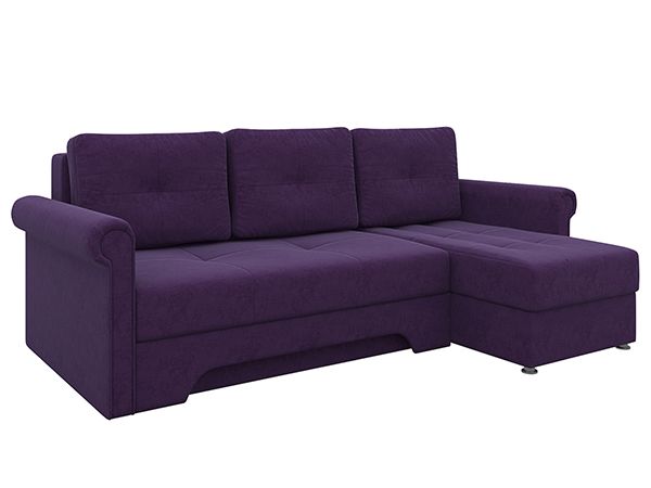 Угловой диван «Гранд-К» Фиолетовый