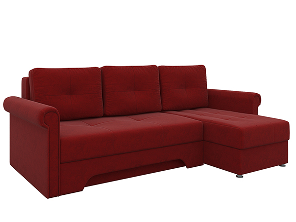 Угловой диван «Гранд-К» Красный