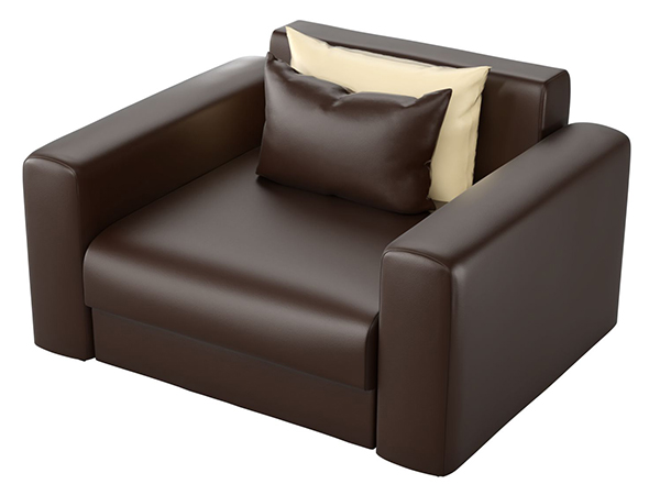 Кресло «Мэдисон» экокожа коричневый