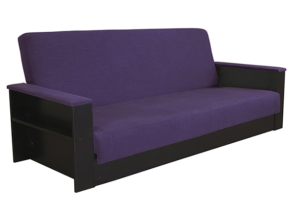 Диван-кровать «Бруно фиолетовый» лдсп венге