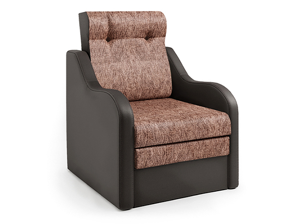 Кресло-кровать «Классика В» шоколад и замша