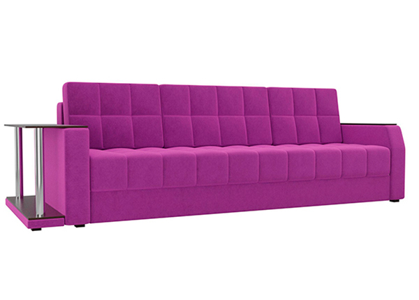 Диван-кровать «Атлант» велюр фиолетовый