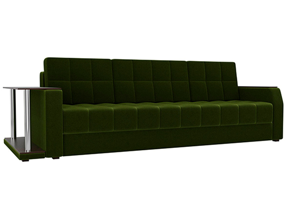Диван-кровать «Атлант» велюр зеленый